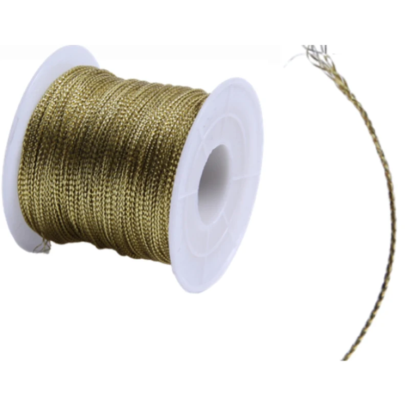 100meters/roll 1mm Round Nylon Beading Cord Thread Polyester Rope String For Hairpin Bracelet Necklace Findings Jewelry Making view 2