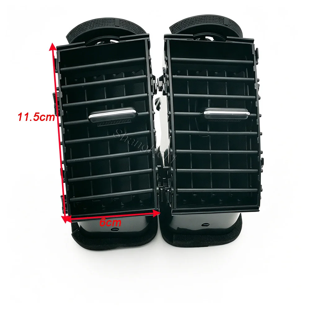 1 Pair Car Middle Left and Right Side Air-Conditioning Vent A/C Air Vent Outlet Fit for Toyota Prius 2004-2009 55064-47010