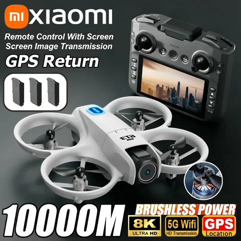 Xiaomi GT3 MAX GPS Drone 8K Aerial HD Photography Optical Flow Positioning Obstacle Avoidance Brushless Power 5G WIFI Drone