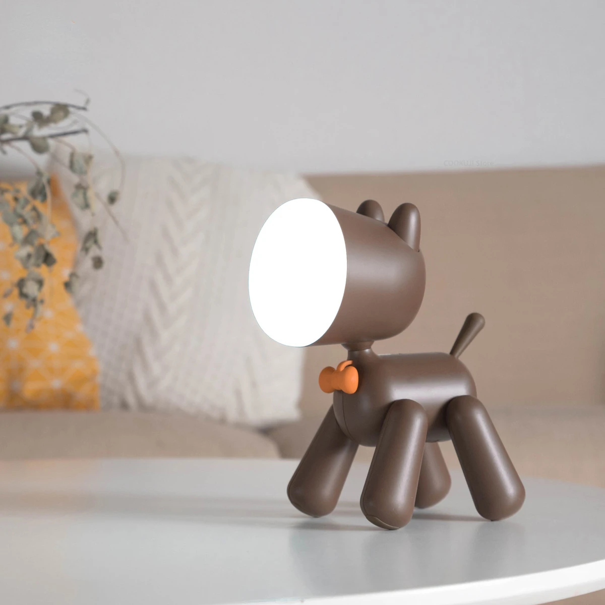 MIJIA USB Rechargeable LED Children's Bedroom Bedside Lamp Variety Dogs Student Reading Lamp Cartoon Night Light Table Lamp