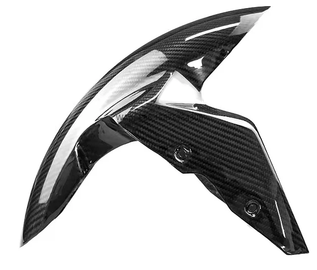 

Motorcycle Accessories Front Fender Carbon Fiber 3K Twill Glossy Black Fit for S1000RR 2023 Models