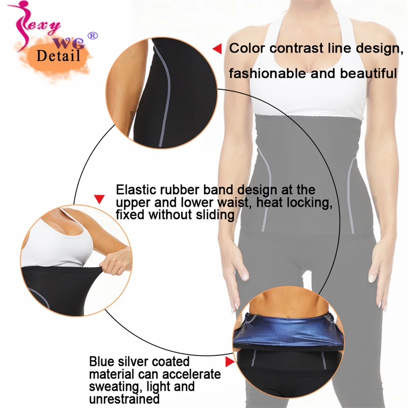 SEXYWG  Waist Trainer Body Shaper Wrap Women Fajas Belly Trimmer Corset Weight Loss Sauna Tummy Control Belt Back Support Band