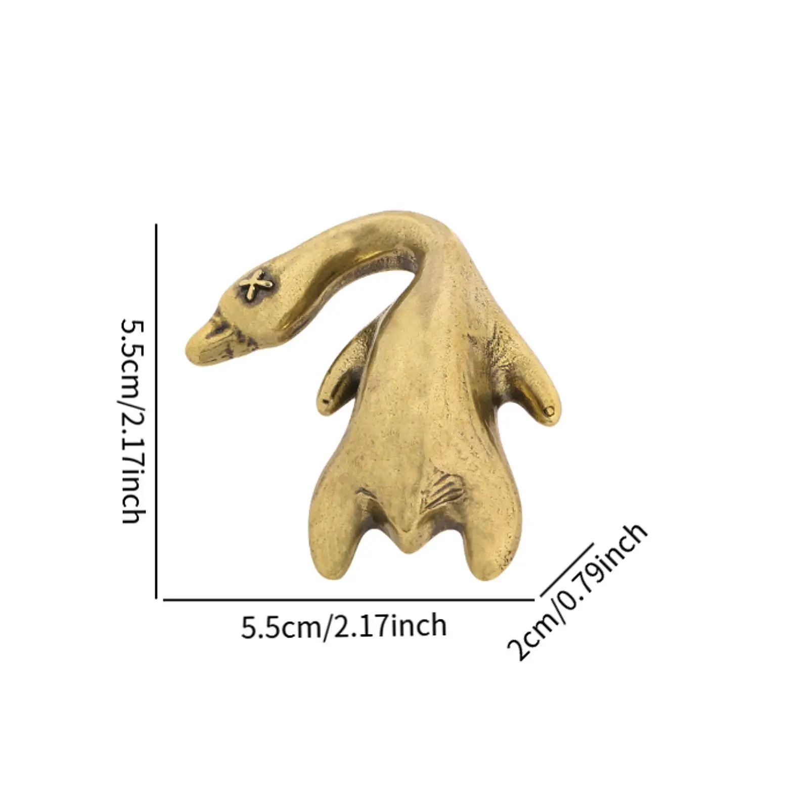 Duck Statue Desktop Decorations Decorative Sculpture Lightweight Ornament Peking Duck Figurine for Desk Office