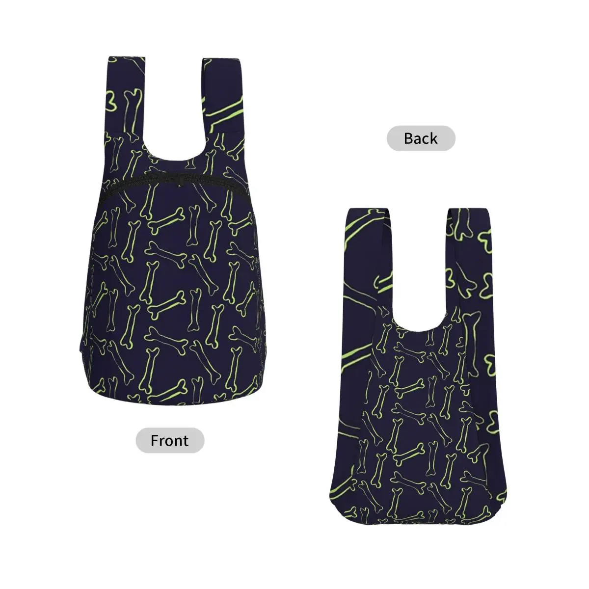 Puppy Dog Bones Doodle Backpack Student Storage BookBag Kids School Bag Computer Shoulder Bags for Boys Girls