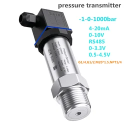 Trasmettitore sensore di pressione per acqua olio combustibile gas aria 20kpa trasduttore di pressione idraulico 1.6Mpa 2.5Mpa 10bar 1bar sensore