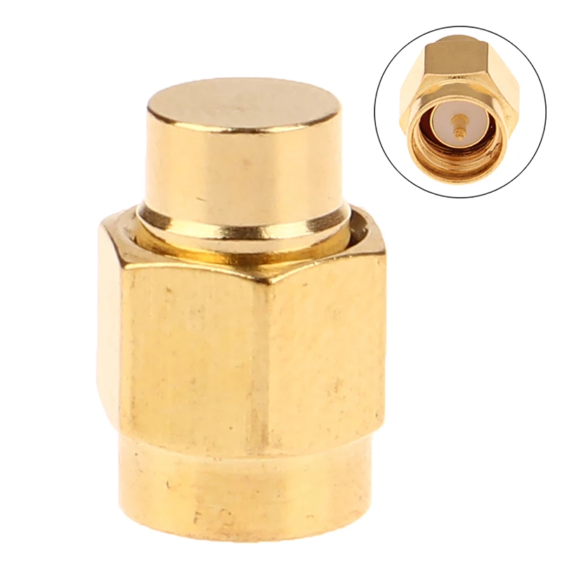 Straight Coaxial Adapters Gold-plated 2W 6.0GHz 50ohm SMA Male RF Coax Termination Dummy Load Connector Socket