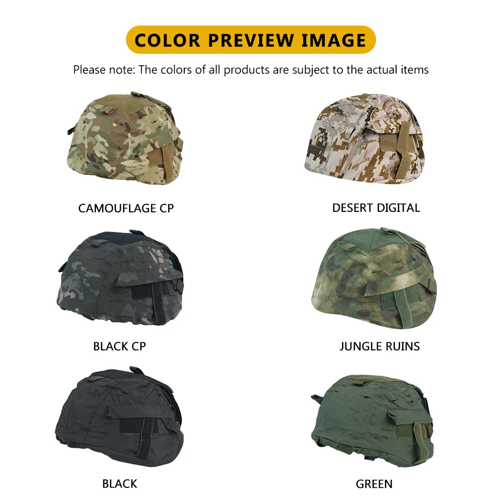 BOOIU тактический чехол для шлема, камуфляжный тканевый шлем для страйкбола для MICH2000, пейнтбол CS, аксессуары для уличных охотничьих шлемов