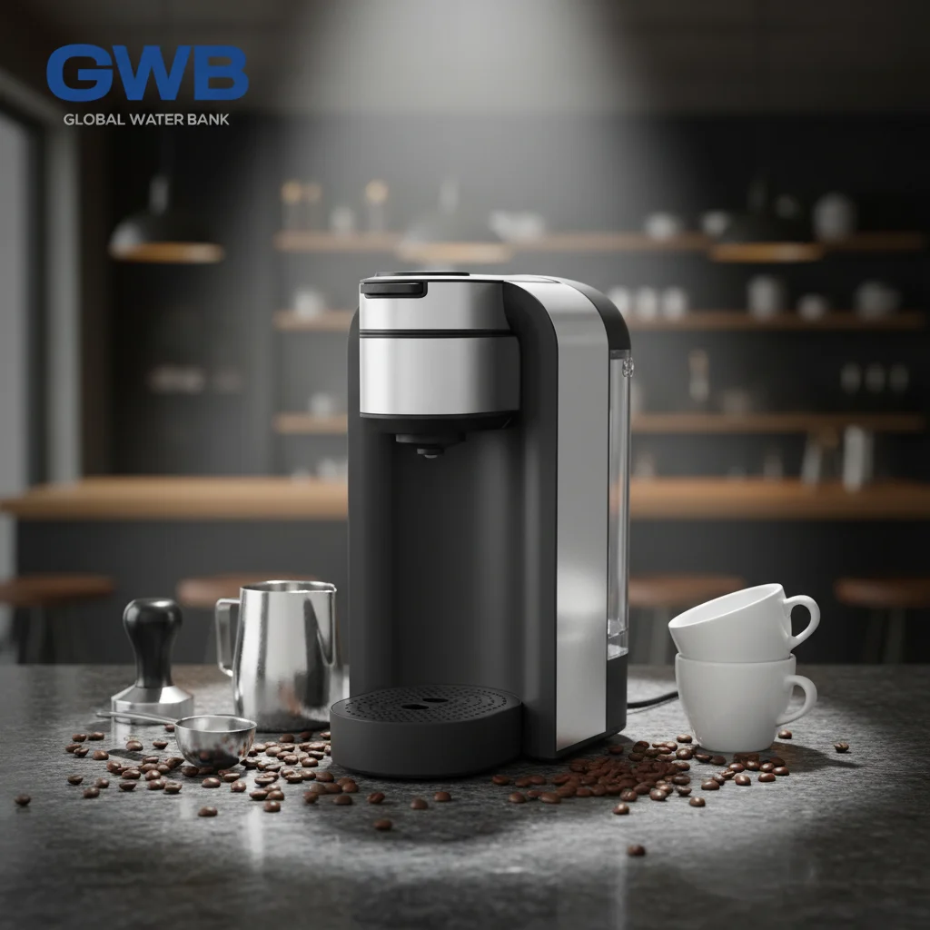 GCF01 Semi-Automatic Electric Coffee Machine-Plastic Customizable Home Office Commercial Use English Operating Language