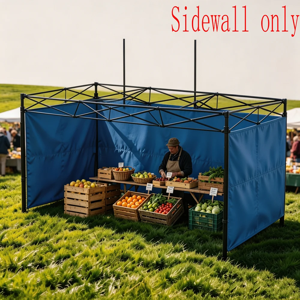 1 Piece of Klein Blue Tent Side Panel Suitable for 10 Feet * 14.7 Feet, Which Can Provide Partitioning, Sun Shading, and Uv Protection