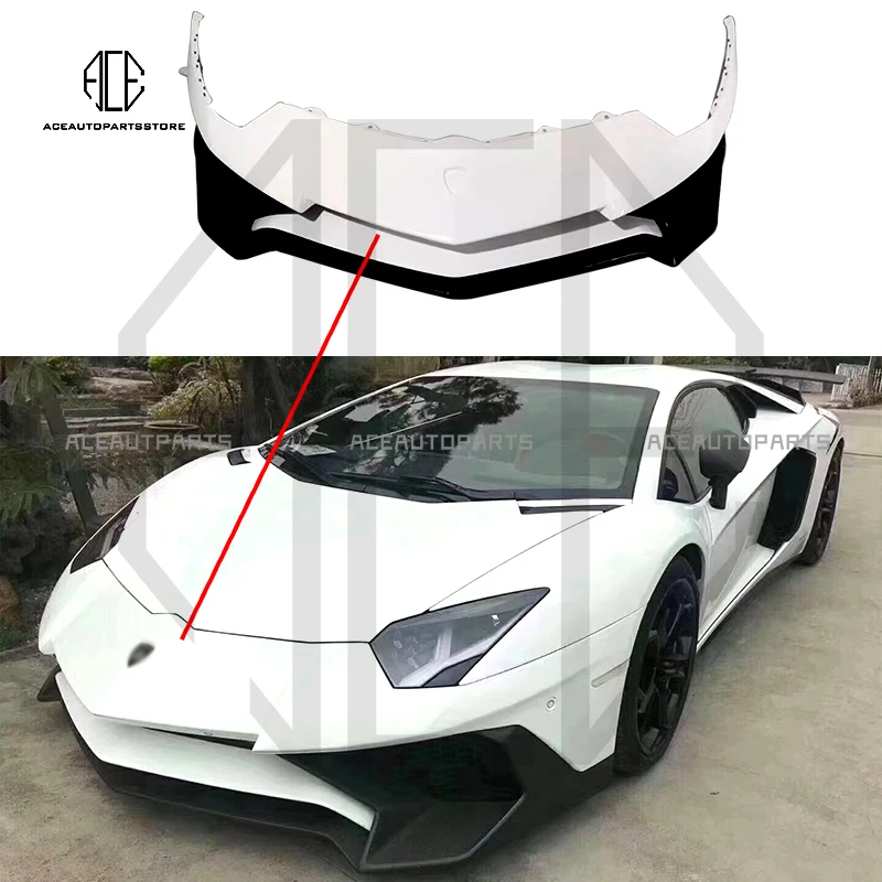 For Lamborghini lp700 720 Aventador upgrade 750 semi carbon fiber body kit front bumper