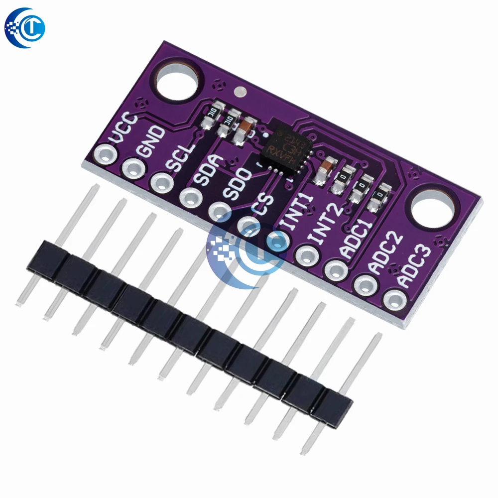 Módulo acelerômetro triaxial de três eixos de alta resolução LIS3DSH LIS3DH para Arduino