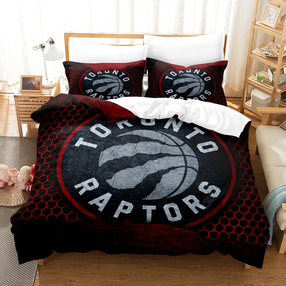 New Basketball Duvet Cover For Teen Boy Single Queen Soft Bedspread Comforter Cover Zipper Design Bedding Set And Pillowcase