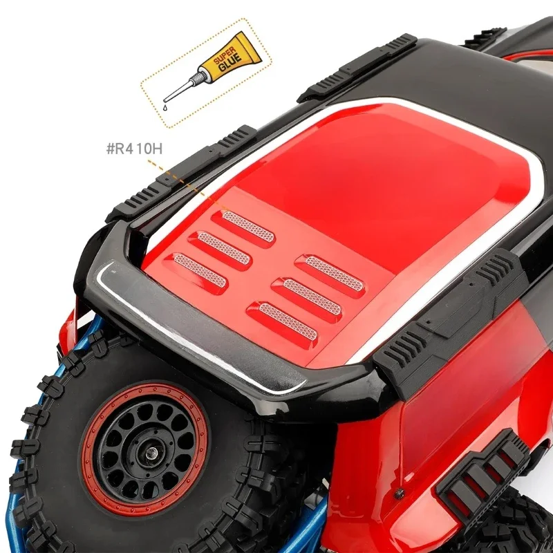 Plastic Simulated Car Shell Protective Armor Grille for 1/8 RC Crawler Car MJX H8P Accessories