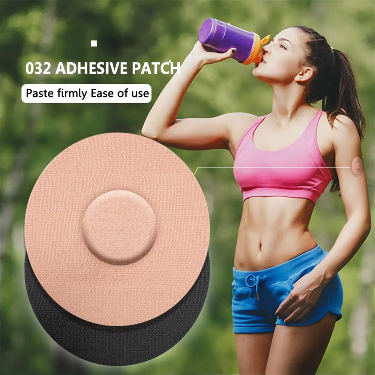 L79A 20PCS Adhesive Sensor Patches Waterproof Freestyle Libre Patches Sports Sensor Glucose Monitor Sticker Overpatch Sticker