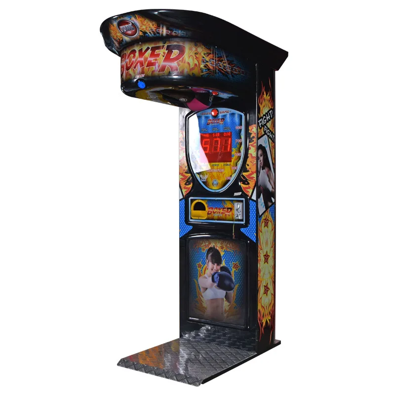 Coin Operated Game Street Amusement Park Electronic Hammer Boxing Machine Arcade Boxing Punch Machine Price for Sale