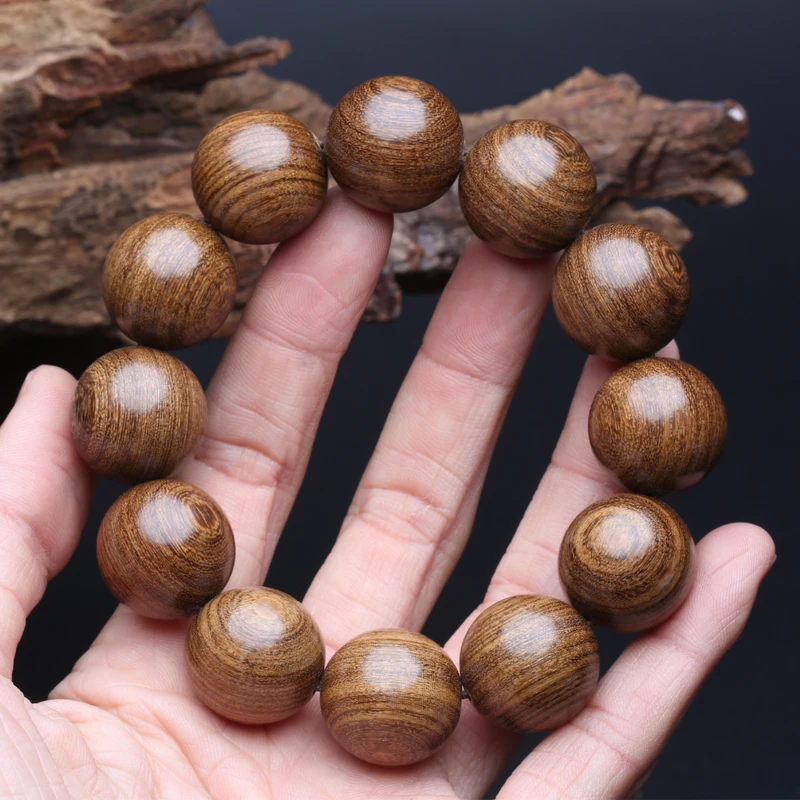 Arboreal wood bead elastic bracelet beaded male and female lovers wear - view 2