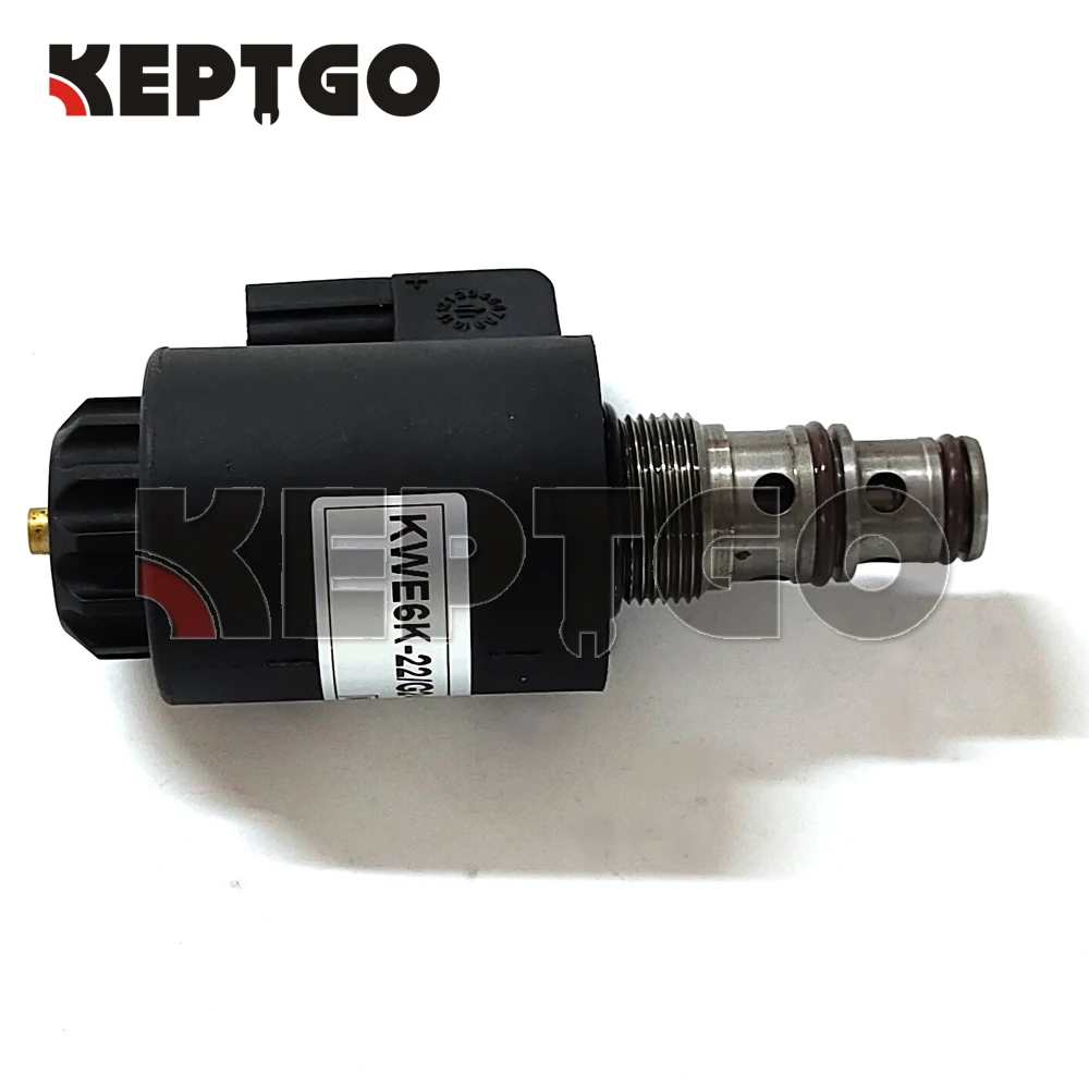 

New Excavator Parts For Kobelco Solenoid Valves KWE6K-22/G24D16B 24V