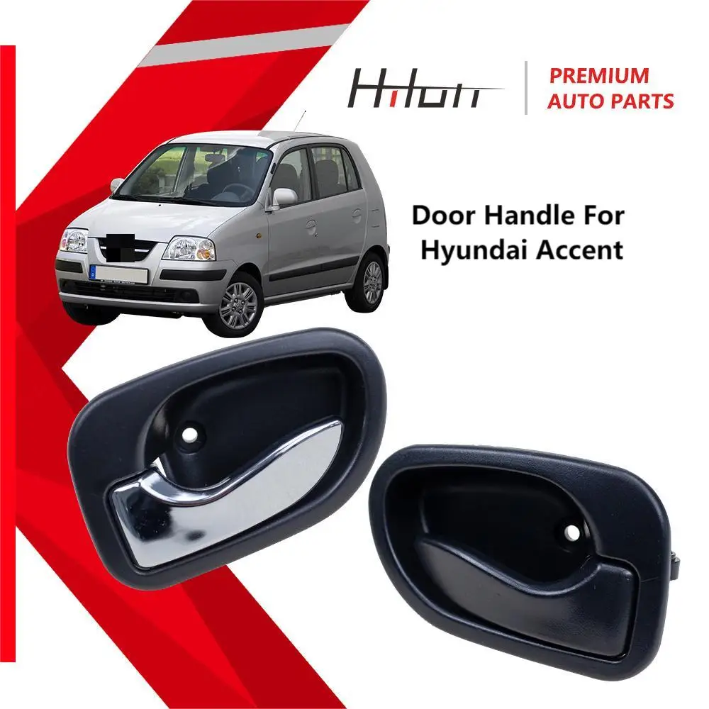 

Black Chrome Inner Door Handle Left Right for Hyundai Accent 1.5L Atos 1995-2005 82610-22001 82620-22001