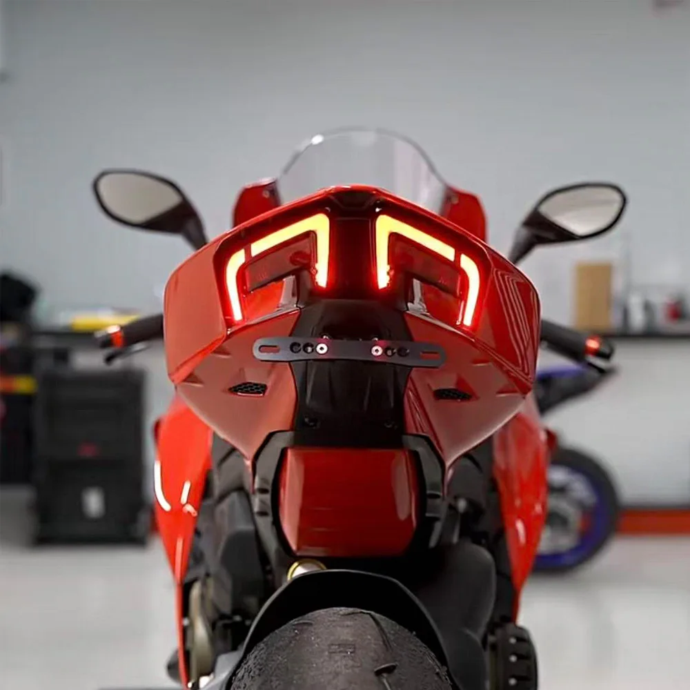 Motorcycle Number Plate Holder For Ducati Panigale Street fighter V4 / V2 2025 2026 Tail Tidy Fender Eliminator Accessories