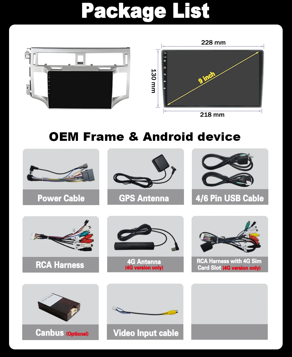 أندرويد 15 Carplay DSP لتويوتا أفالون 3 2005 2006 - 2010 راديو السيارة Autoradio مشغل وسائط متعددة نظام تحديد المواقع رئيس وحدة نظام تحديد المواقع ستيريو السيارات
