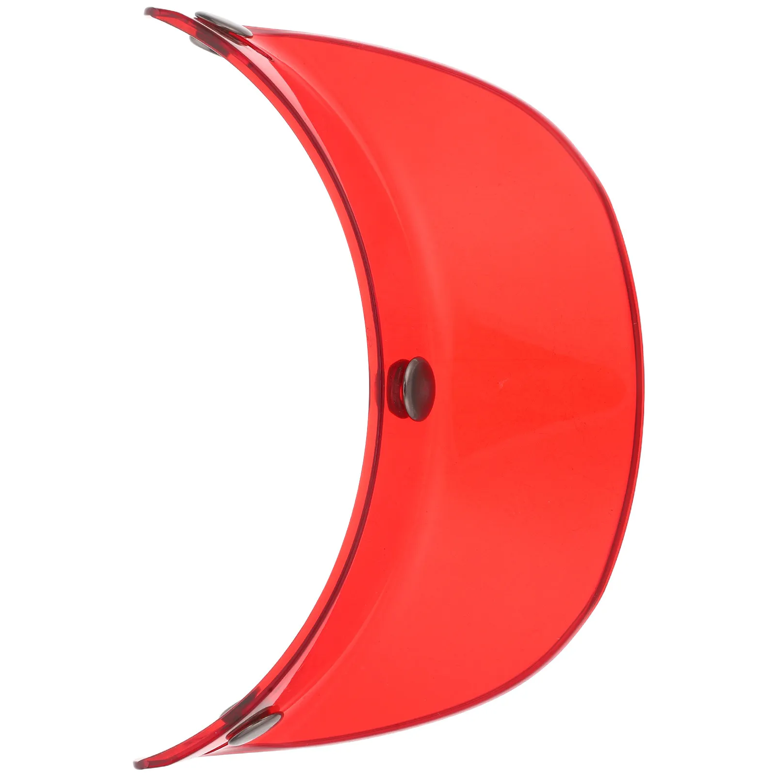 

Replaceable Retro Motorcycle Visor for with Three-Buckle Attachment Sun Shield Peak Lightweight Uv Blocking Outdoor