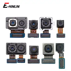 Bilashmart Front Facing Selfie Back Rear Main Camera Small Big Module Flex Cable Samsung Galaxy J2 Pro J4 J6 Plus J8 2018 Parts
