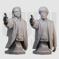 1/10 bust 390 of Vincent Jules resin white model GK figure model