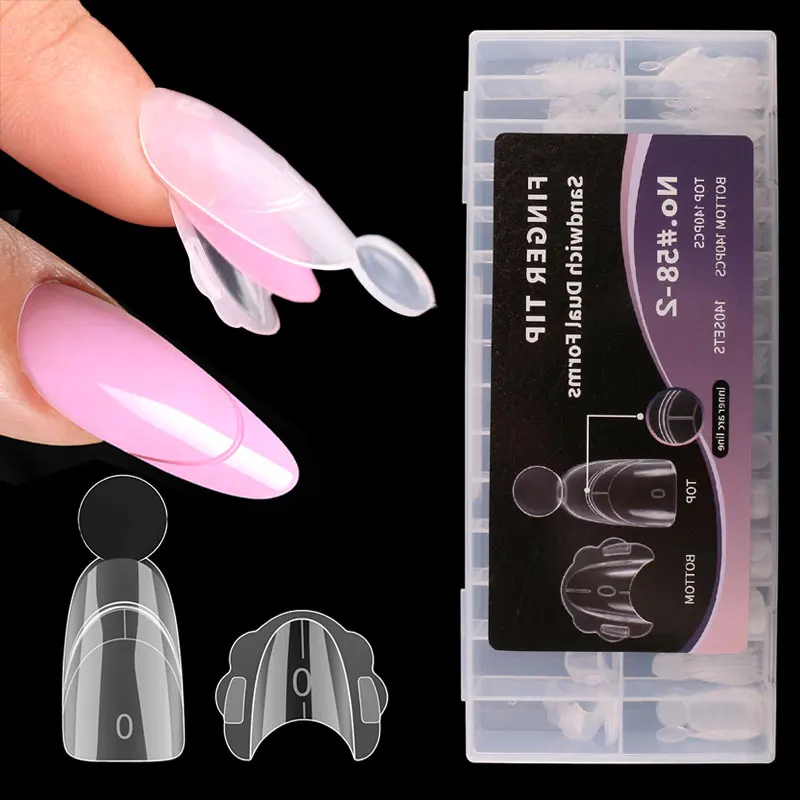 

Формы для наращивания ногтей: двойные формы с внутренней дугой, овальные, квадратные, в форме гробика, верхние формы для быстрого наращивания, инструменты для наращивания ногтей.