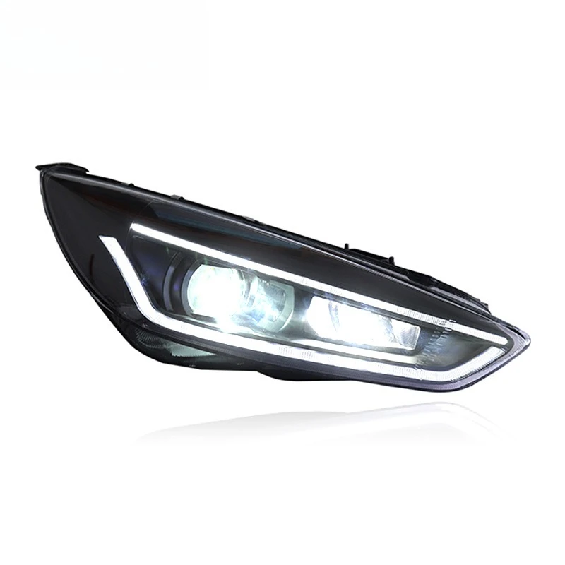 LED Headlight Assembly for Ford Focus 2015-2018 Plug Play Full LED Upgrade Head Lamps hot hatch Lighting upgrade
