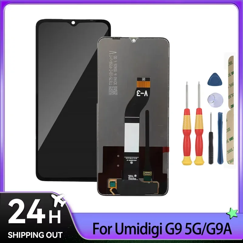 For UMIDIGI G9 5G/G9A/G9C/G9T/G9X/LCD Display + Touch Screen + Frame + Tools
