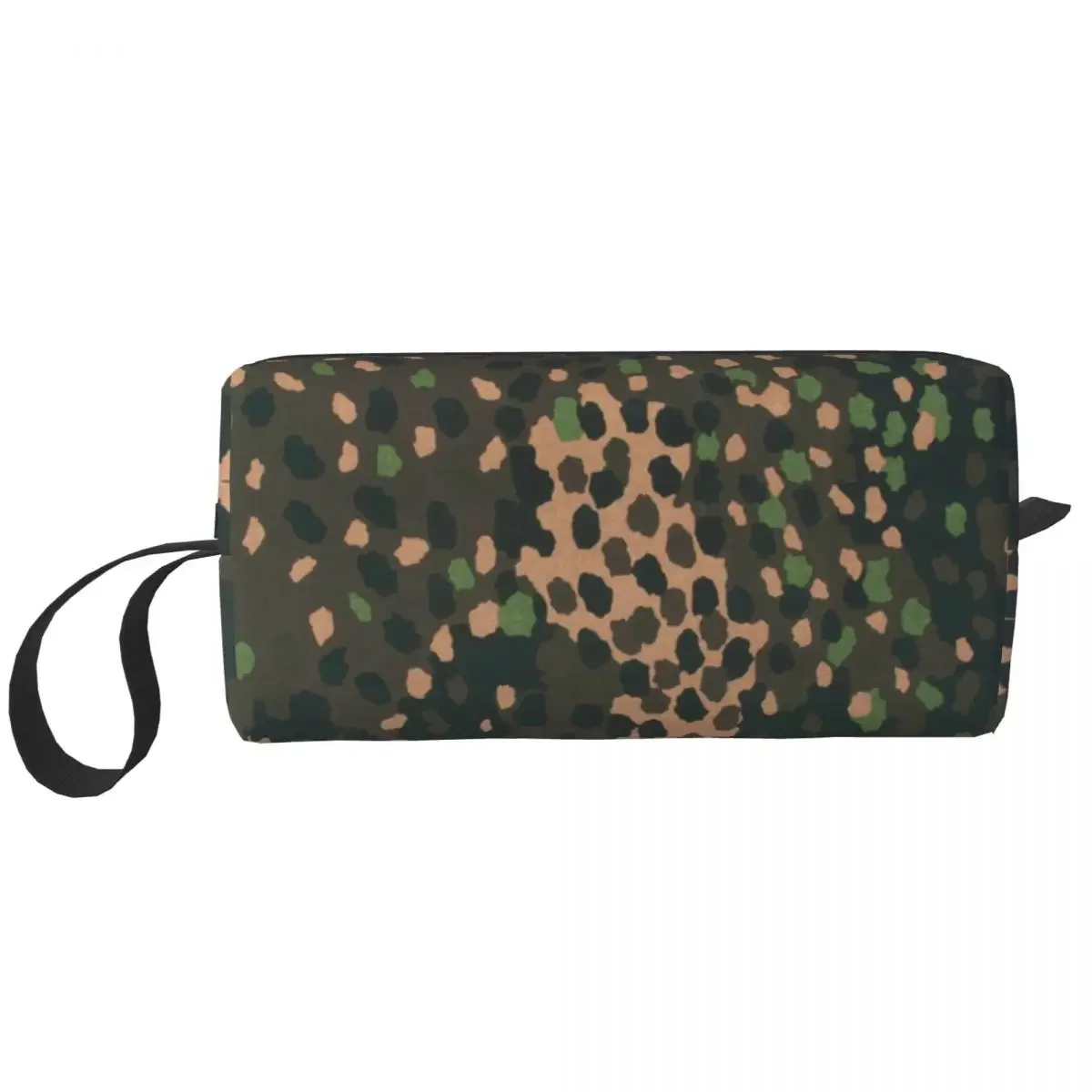 Travel Pea Dot Camo Army Toiletry Bag Cute WW2 German Camouflage Cosmetic Makeup Organizer Women Beauty Storage Dopp Kit Case