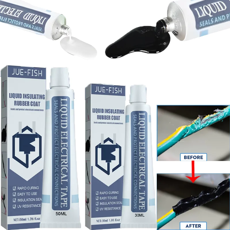 Liquid Insulating Tape Repair Glue Multifunctional Cars Home High Temperature Resistant Glues Auto Repair Tool Accessories