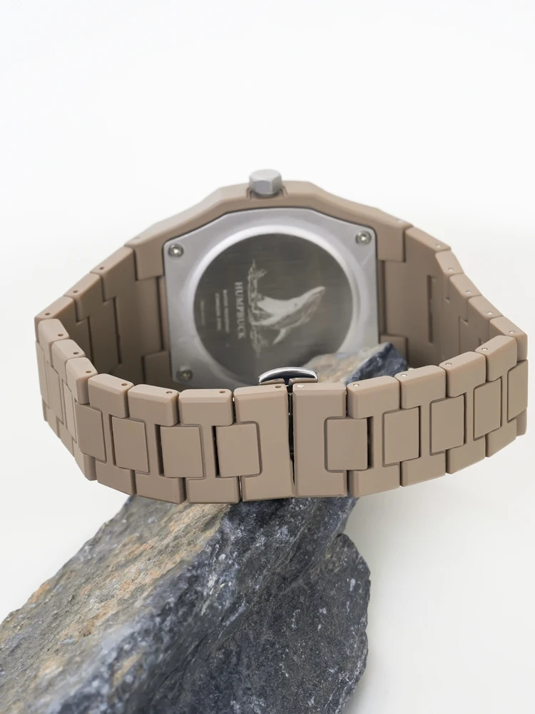 HUMPBUCK-Montre de sport étanche pour homme, nouveau design, cadran rond, mouvement à quartz, polycarbonate, décontracté, 2024