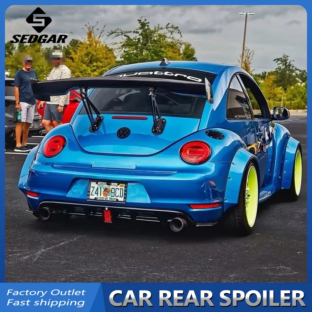 Für 1998-2020 Volkswagen Beetle GEN 2 3 GT-Style Hochwertiger FRP-Material Echtcarbon-Spoiler Kofferraumflügel Heckspoiler
