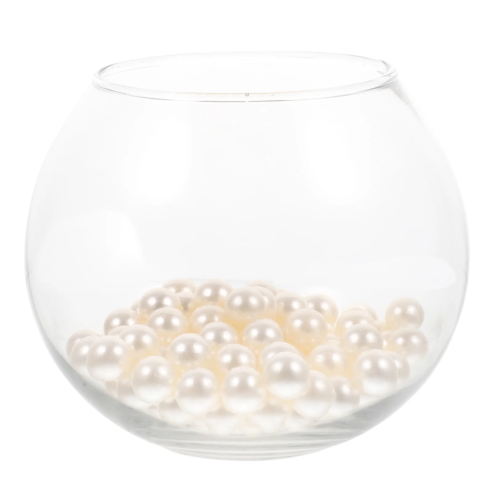 

1Set Small Glass Fish Tank Transparent Desktop Globe Fish Bowl Home Office Living Tank Decorative Aquarium Ornament