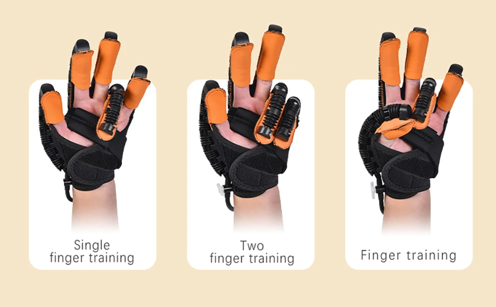 Hemiplegia Robot Gloves Hand Exercise Tool for Stroke Patient Robotic Rehabilitation Glove Cerebral Infarction Paralyzed Recover