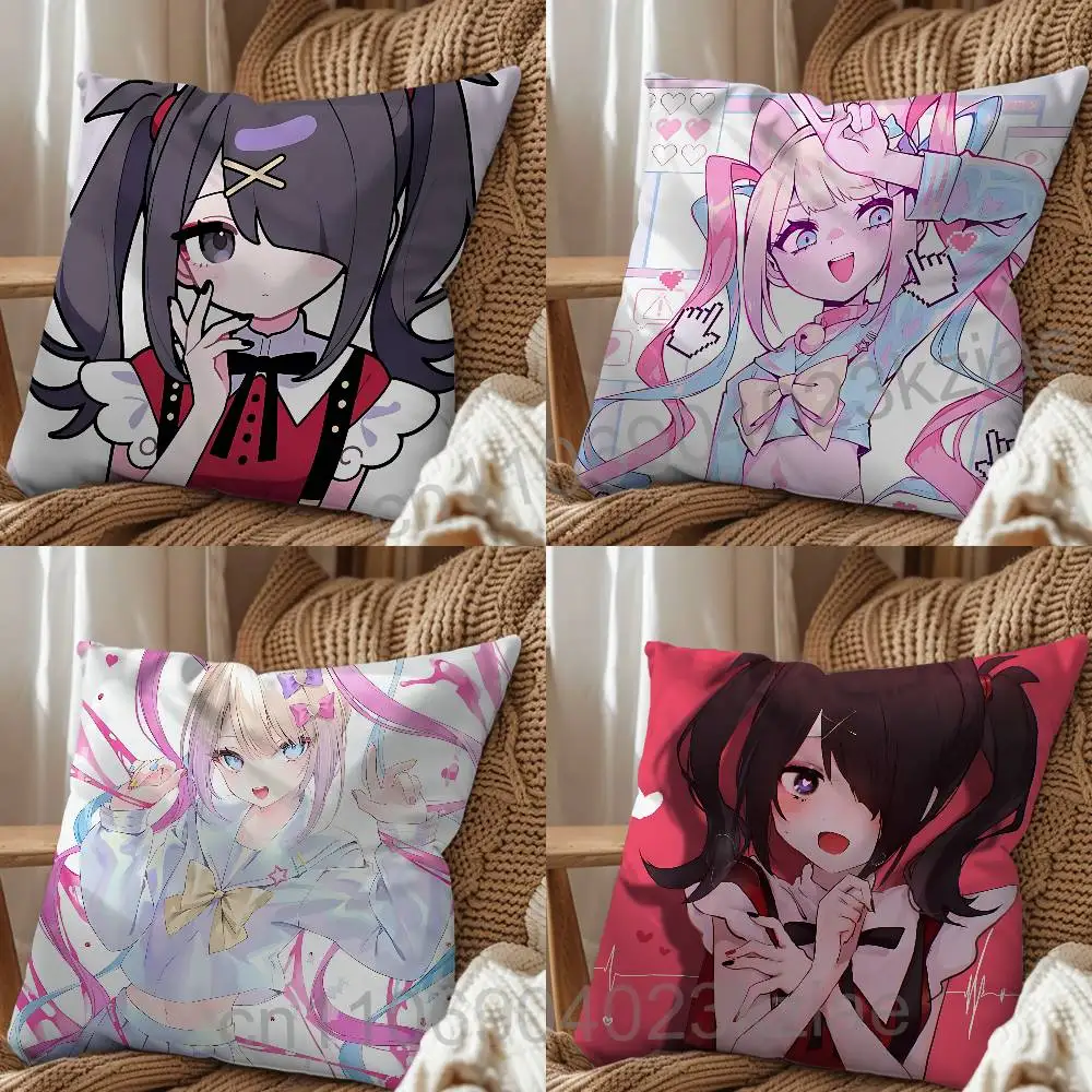 

Cartoon Ame-chan KAngel NSO Pillow Case Sofa Living Room Bedroom Headboard Backrest Cushion Square Cushion Nap Time