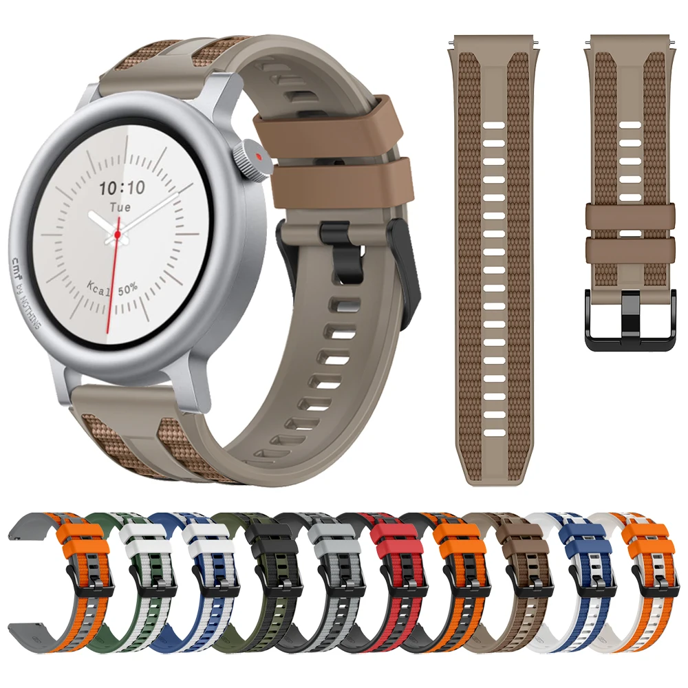 22Mm Two-Tone Silic…