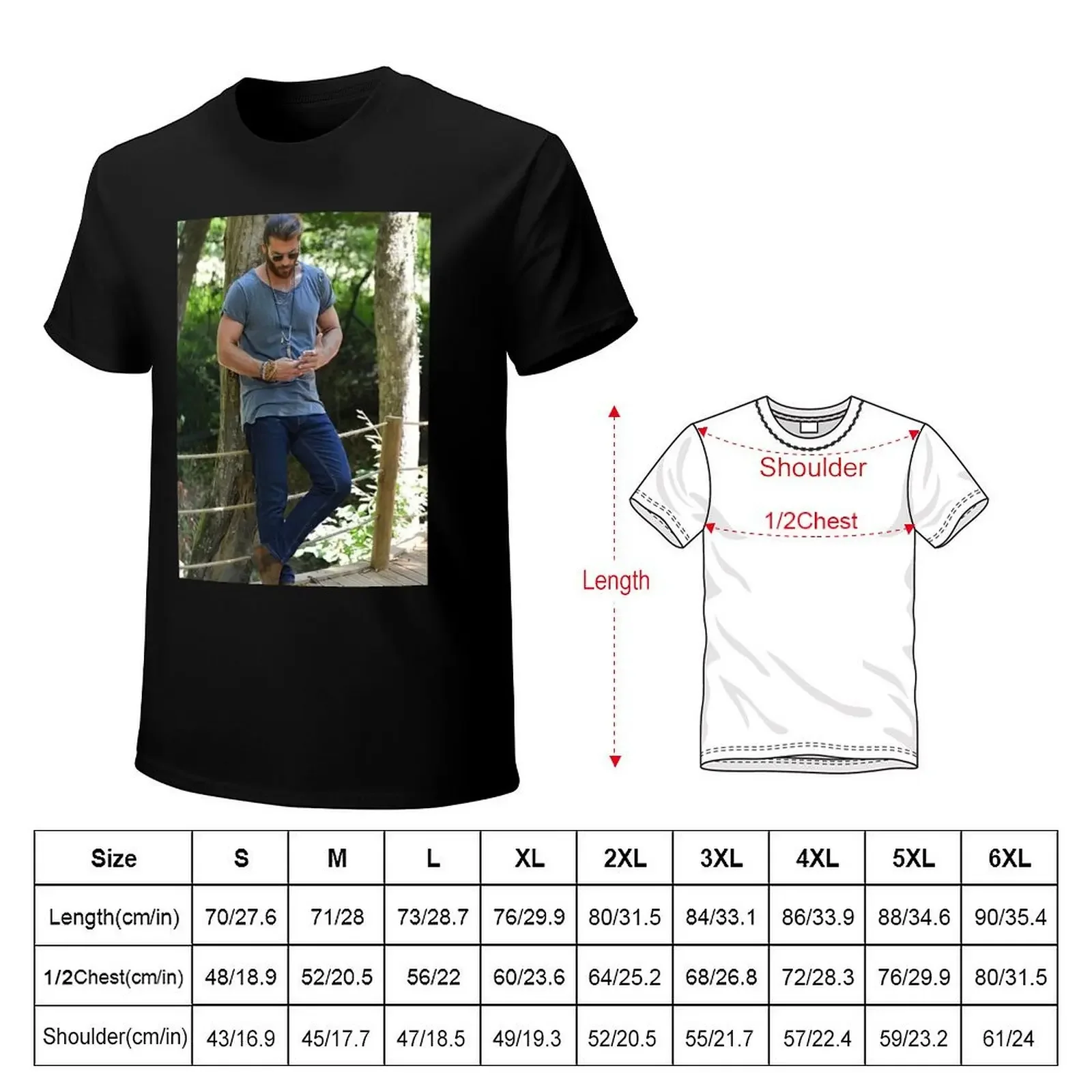 can yaman T-Shirt graphic t shirt vintage kawaii clothes plus size tops graphic t shirts plain white t shirts men