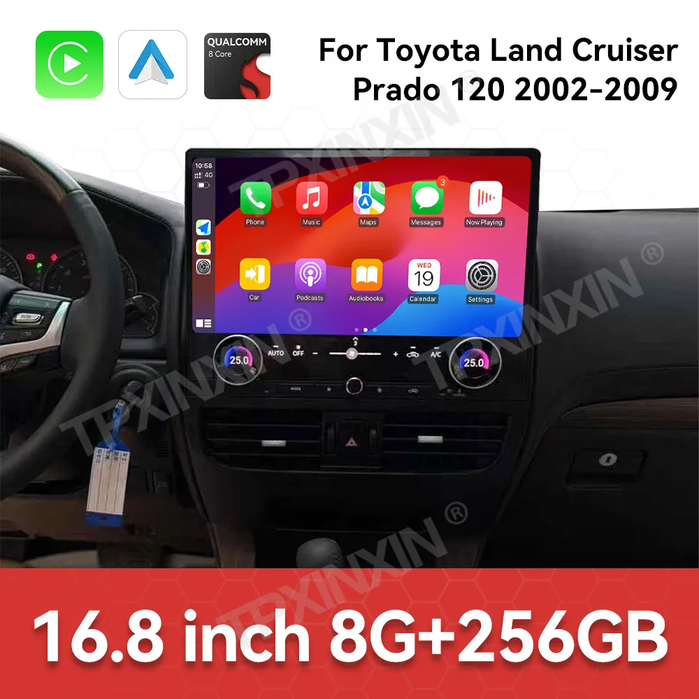 

For Toyota Land Cruiser Prado 120 2002-2009 Android Car Radio Multimedia Video Player Autoradio Stereo GPS Navigation Head Unit