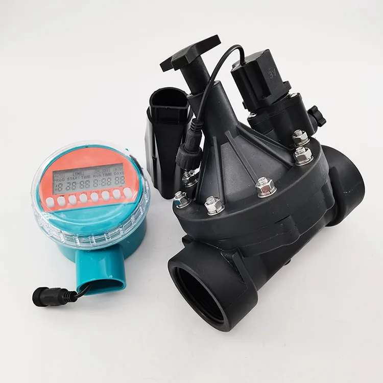 

3V Solar Panel 1.5" Waterproof Drip Irrigation System Automatic Agricultural Solenoid Valve With Water Timer