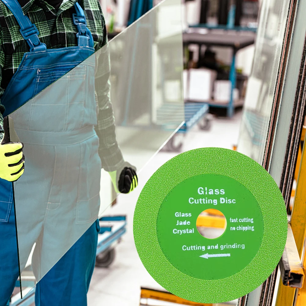 

Диск для резки стекла, 100 мм, острое лезвие для алмазной полировки, ультратонкий шлифовальный диск для пайки, инструмент «сделай сам» для хрусталя