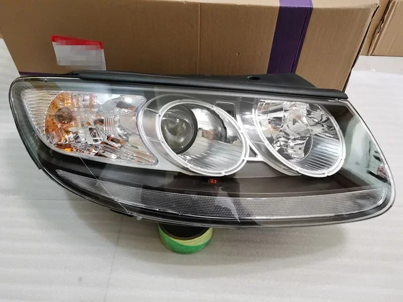LED Headlight Assembly DRL Daytime Running Light for Hyundai SantaFe 07-12 автомобильные товары
