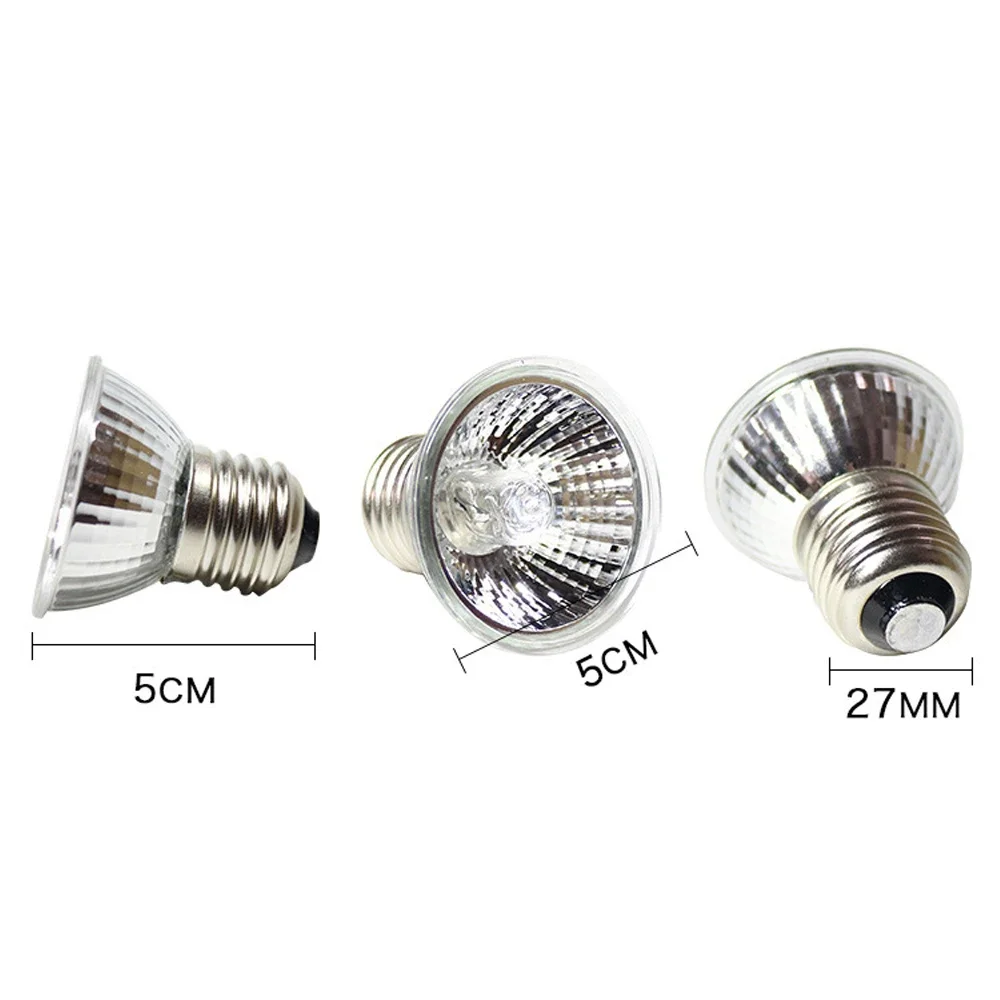 UVA+UVB 3.0 Reptile lamp Set with Clip-on Bulb Lamp Holder Turtle Basking UV Heating Lamp Kit Tortoises Light Lizards Lighting
