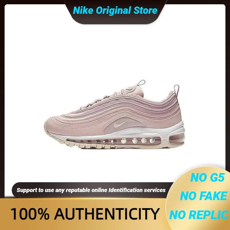 Nike Air Max 97 Premium Plum Chalk Women's Sneakers shoes 917646-500 With Original Box