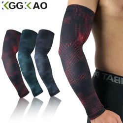 1 Pcs Sports Arm Cover Outdoor Essentials UV Sun Protection Compression Black Guard Men Women Basketball Golf Cooling Sleeve