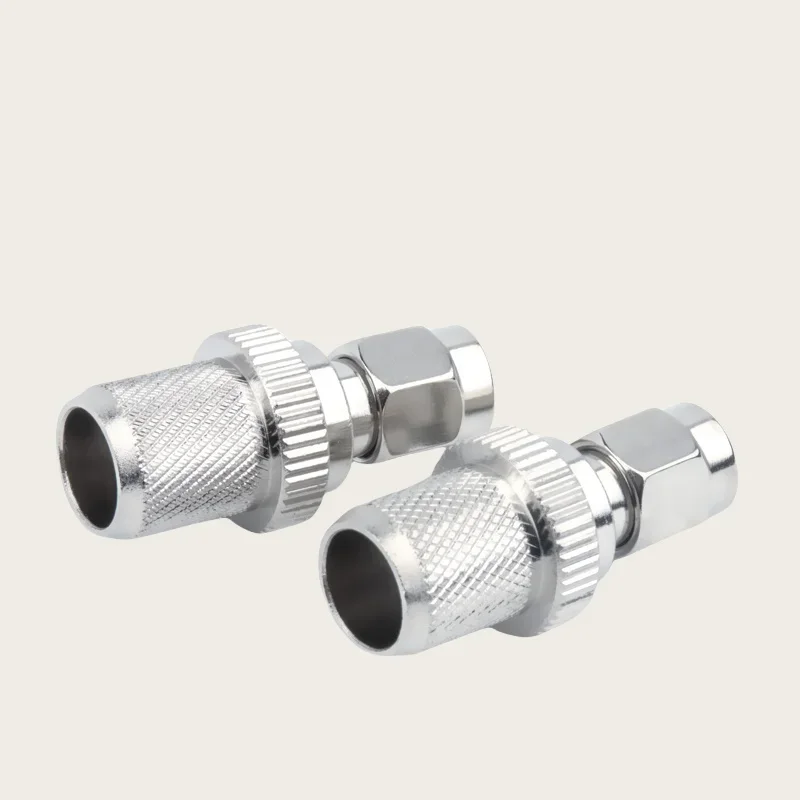 2 قطعة RF موصل SMA-J-7 SMA ذكر تجعيد مناسبة ل 50-7 RG8 7D-FB LMR400 RG213 كابل التغذية #4