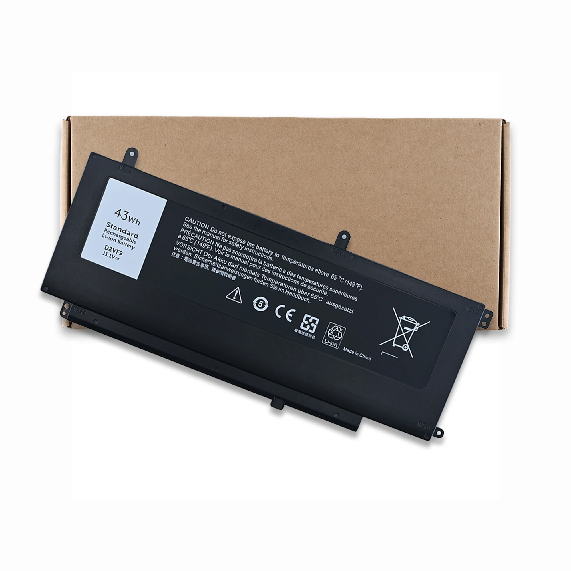 D2VF9 Laptop Battery For Dell Inspiron 15 7547 7548 7549 for Vostro 14 5459 Series 0PXR51 PXR51 4P8PH YGR2V 0YGR2V