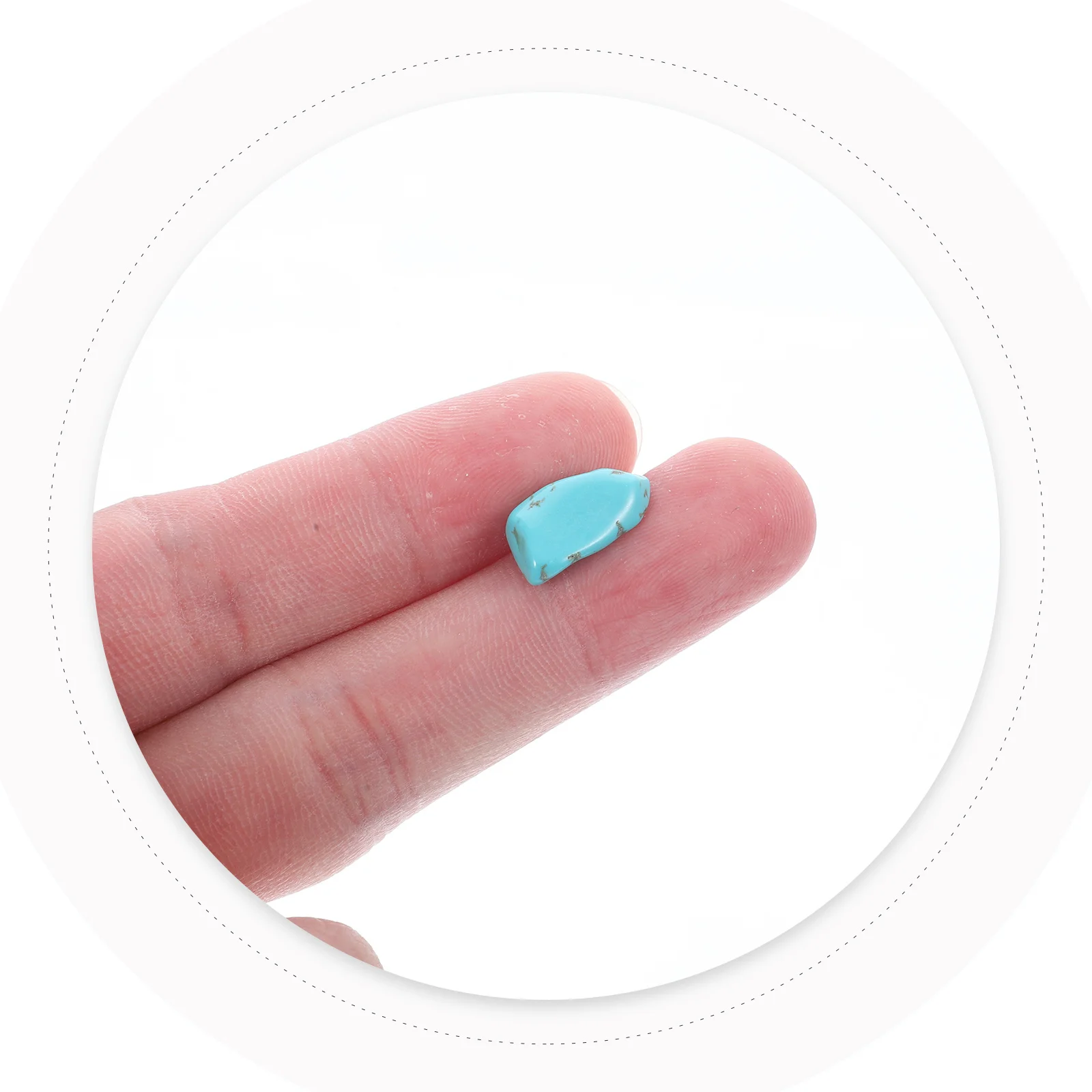 

2 Bags Turquoise Stones Natural Aquarium Stones Fish Tank Gravel Decorative Landscaping Rocks Jewelry Making Supplies