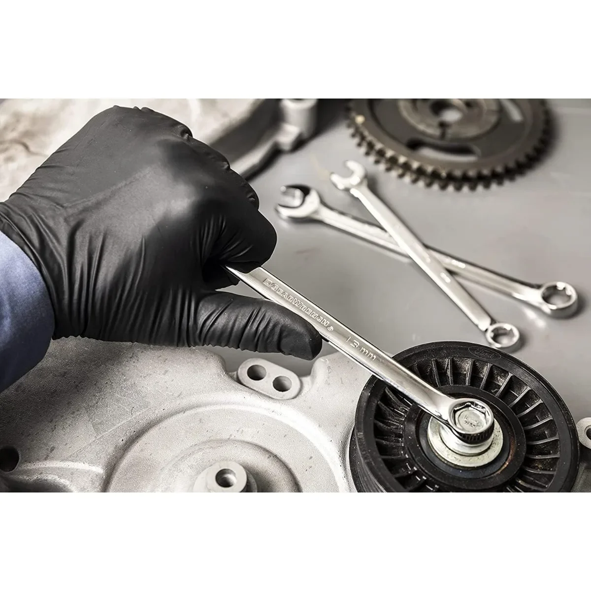 전문가용 28피스 렌치 세트, SAE/미터법 6포인트 콤비네이션 렌치